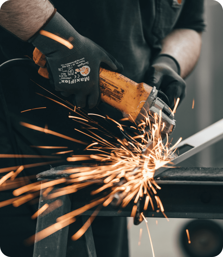 Welding with sparks