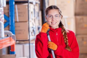 Young Skilled Trades Warehouse Worker